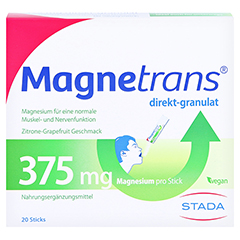Magnetrans direkt 375 mg Granulat 20 Stück - Vorderseite
