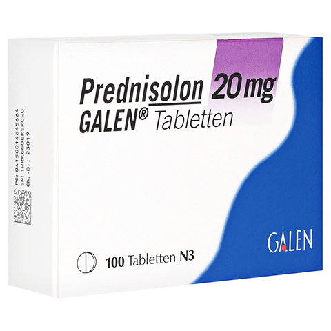 PREDNISOLON 20 mg GALEN Tabletten 100 Stck N3