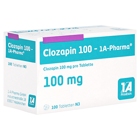 Clozapin 100-1A Pharma 100 Stck N3