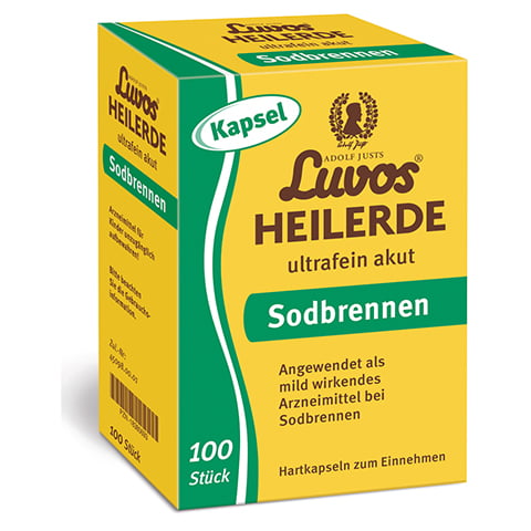 LUVOS Heilerde ultrafein akut Sodbrennen Kapseln 100 Stck