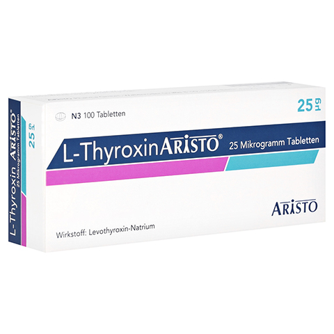 L-Thyroxin Aristo 25 Mikrogramm 100 Stck N3
