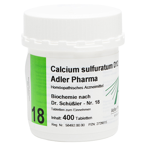 BIOCHEMIE Adler 18 Calcium sulfuratum D 12 Tabl. 400 Stck