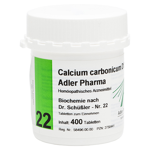 BIOCHEMIE Adler 22 Calcium carbonicum D 12 Tabl. 400 Stck