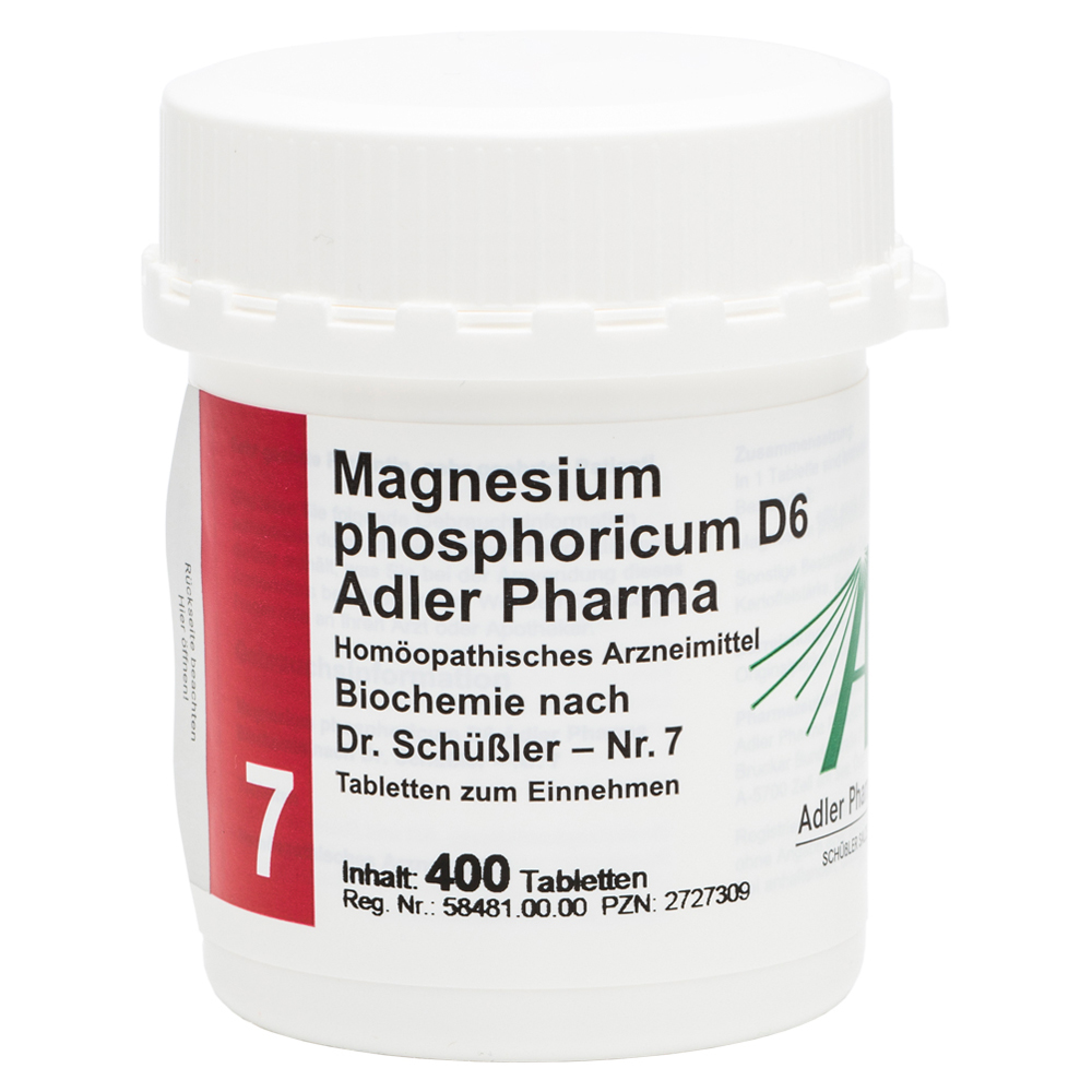 BIOCHEMIE Adler 7 Magnesium phosphoricum D 6 Tabl. 400 Stück