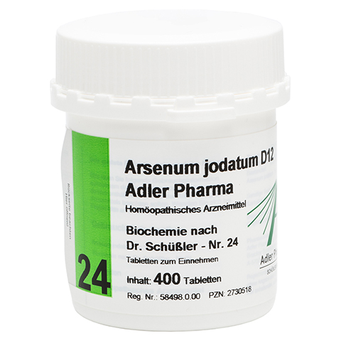 BIOCHEMIE Adler 24 Arsenum jodatum D 12 Tabletten 400 Stck