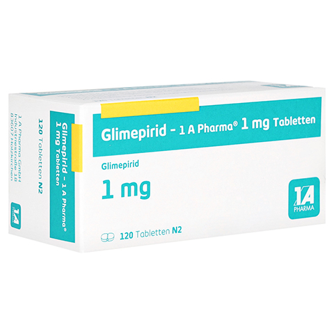 Glimepirid-1A Pharma 1mg 120 Stück N2