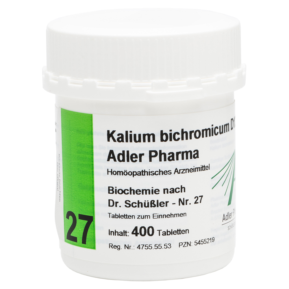 BIOCHEMIE Adler 27 Kalium bichrom D 12 Tabletten 400 Stück
