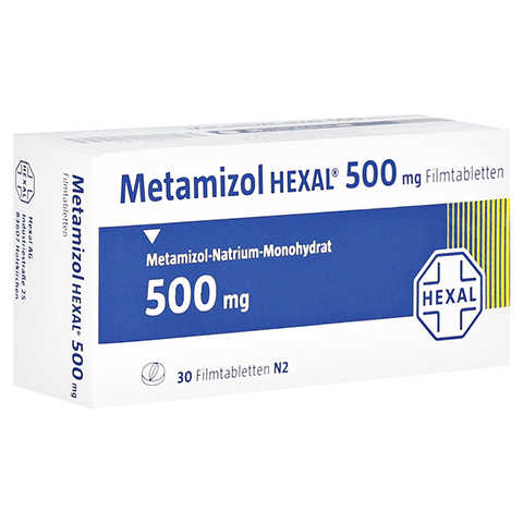 Metamizol HEXAL 500mg 30 Stck N2