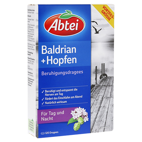 ABTEI Baldrian + Hopfen (Beruhigungsdragees) 120 Stck