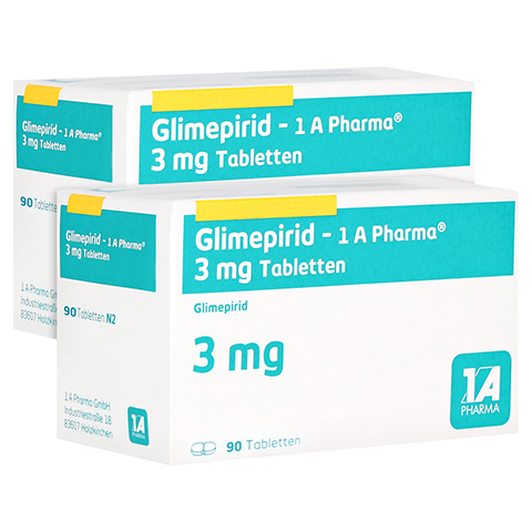 Glimepirid-1A Pharma 3mg 180 Stck N3