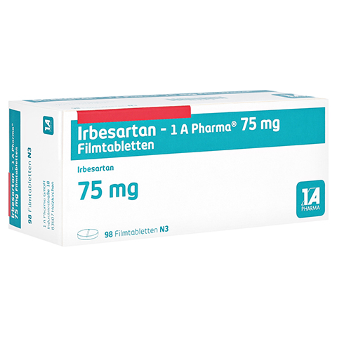Irbesartan-1A Pharma 75mg 98 Stck N3