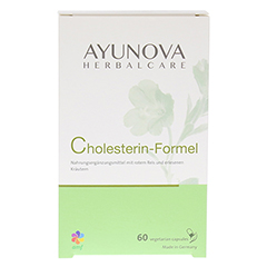 AYUNOVA Cholesterin-Formel Kapseln 60 Stck - Vorderseite