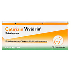 Cetirizin Vividrin 10 mg Filmtabletten 50 Stück N2 - Vorderseite