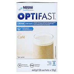 OPTIFAST Drink Kaffee 8x55 Gramm - Rechte Seite
