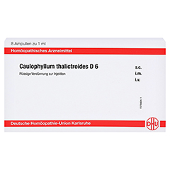 CAULOPHYLLUM THALICTROIDES D 6 Ampullen 8x1 Milliliter N1 - Vorderseite