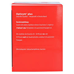 OPTIZYM hochkonzentrierter Enzym-Komplex Filmtabl. 480 Stck - Rechte Seite