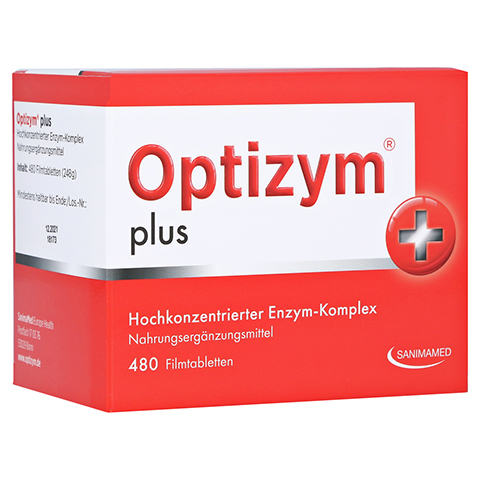 OPTIZYM hochkonzentrierter Enzym-Komplex Filmtabl. 480 Stck