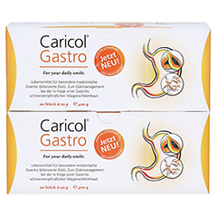 CARICOL Gastro Beutel Doppelpackung 40x21 Milliliter - Vorderseite