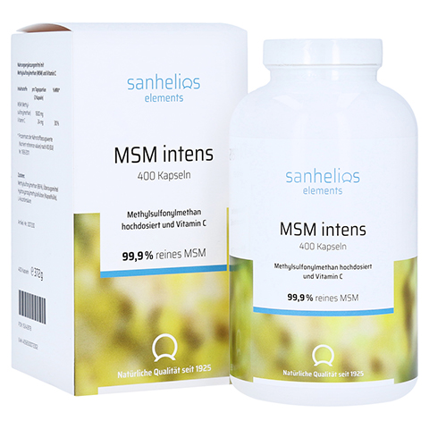 SANHELIOS MSM Kapseln intens 1600 mg 400 Stck