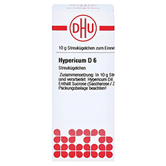 HYPERICUM D 6 Globuli 10 Gramm N1 - Vorderseite