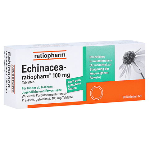 Echinacea-ratiopharm 100mg 20 Stück N1