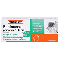 Echinacea-ratiopharm 100mg 20 Stück N1 - Vorderseite