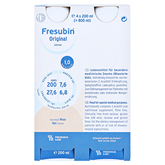 FRESUBIN ORIGINAL DRINK Nuss Trinkflasche 4x200 Milliliter - Vorderseite