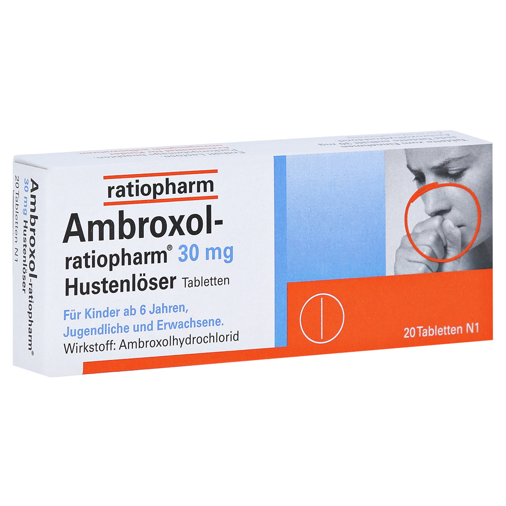 Ambroxol-ratiopharm 30mg Hustenlöser Tabletten 20 Stück