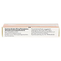 Cetirizin Vividrin 10 mg Filmtabletten 7 Stück - Oberseite