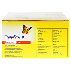 FreeStyle Freedom Lite Set mg/dl ohne Codieren 1 Stück - Oberseite