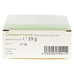 AYUNOVA Cholesterin-Formel Kapseln 60 Stck - Unterseite
