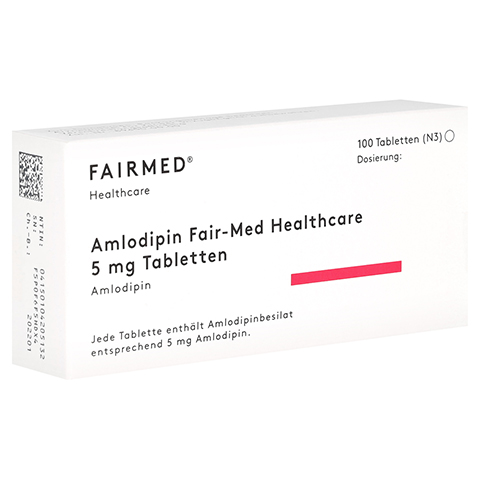 Amlodipin Fair-Med Healthcare 5mg 100 Stck N3