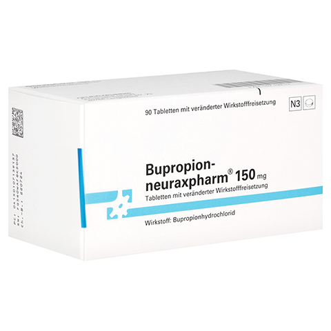 Bupropion-neuraxpharm 150mg 90 Stck N3