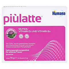 Piulatte Humana Portionsbeutel 14x5 Gramm - Vorderseite