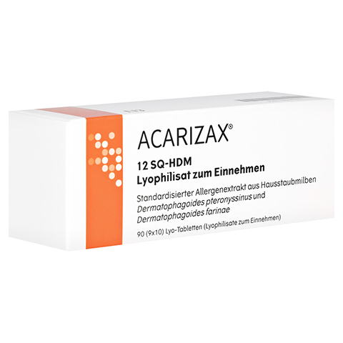 ACARIZAX 12 SQ-HDM Lyophilisat zum Einnehmen 90 Stck N3