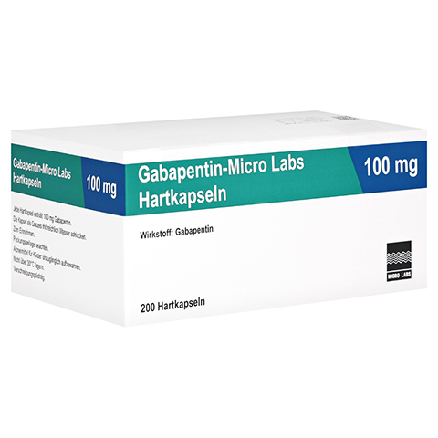 Gabapentin-Micro Labs 100mg 200 Stck N3