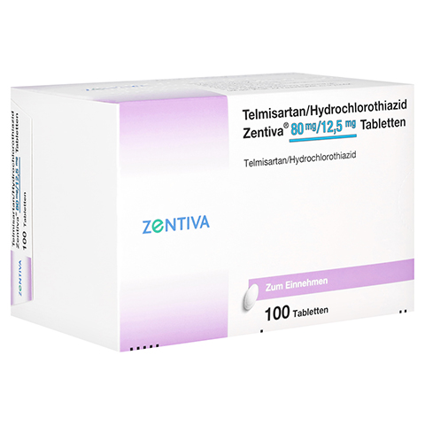 Telmisartan/Hydrochlorothiazid Zentiva 80mg/12,5mg 100 Stck N3