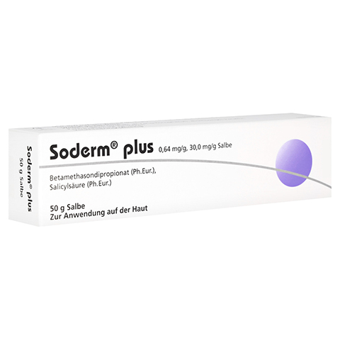 SODERM plus 0,64 mg/g + 30 mg/g Salbe 50 Gramm N2