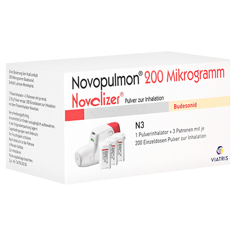 Novopulmon 200 Mikrogramm Novolizer 3x200 Stck N3