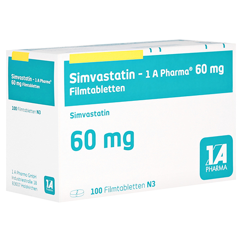 Simvastatin-1A Pharma 60mg 100 Stck N3