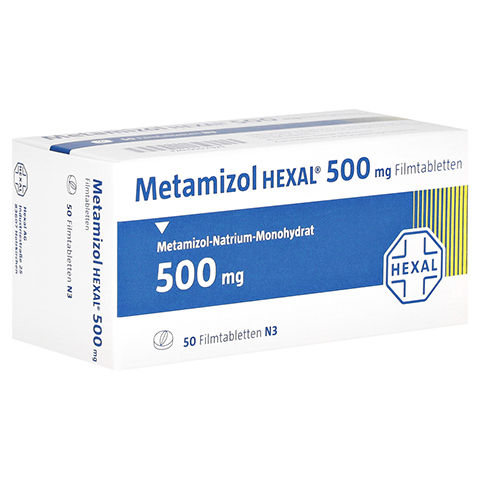 Metamizol HEXAL 500mg 50 Stck N3