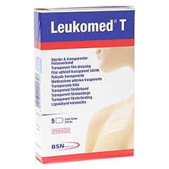 LEUKOMED transp.sterile Pflaster 5x7,2 cm 5 Stück