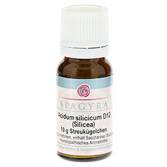ACIDUM SILICICUM D 12 Globuli 10 Gramm N1