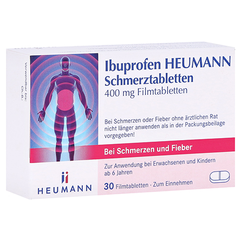 Ibuprofen Heumann Schmerztabletten 400mg 30 Stück N2