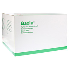 GAZIN Tupfer pflaum.steril 2+2 Schutzr.o.RK