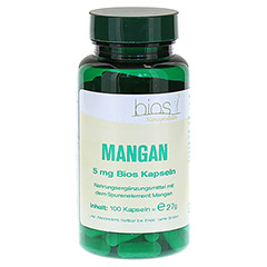 MANGAN 5 mg Bios Kapseln 100 Stück