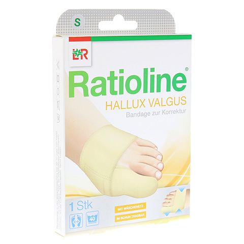 RATIOLINE Hallux valgus Bandage zur Korrektur Gr.S 1 Stck