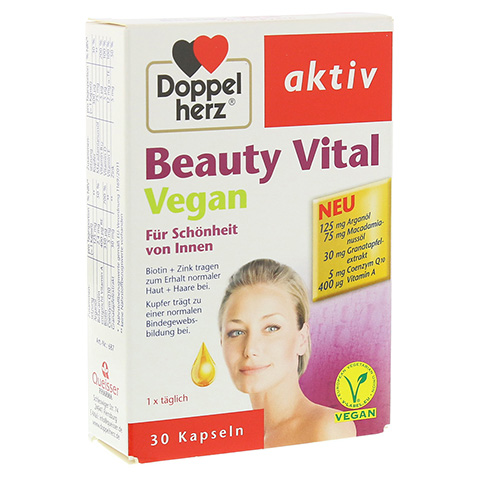 DOPPELHERZ Beauty Vital vegan Kapseln 30 Stck