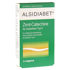 Alsidiabet Zimt Catechine f.Diab.Typ II Kapseln