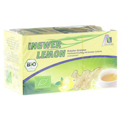 INGWER LEMON Biotee Filterbeutel 20 Stck